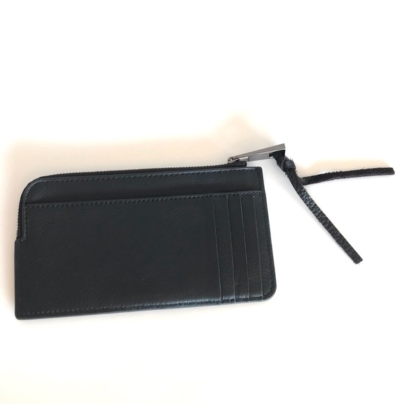 Vince Camuto Zani Onyx Leather Zip Around Wallet - Picture 3 of 6